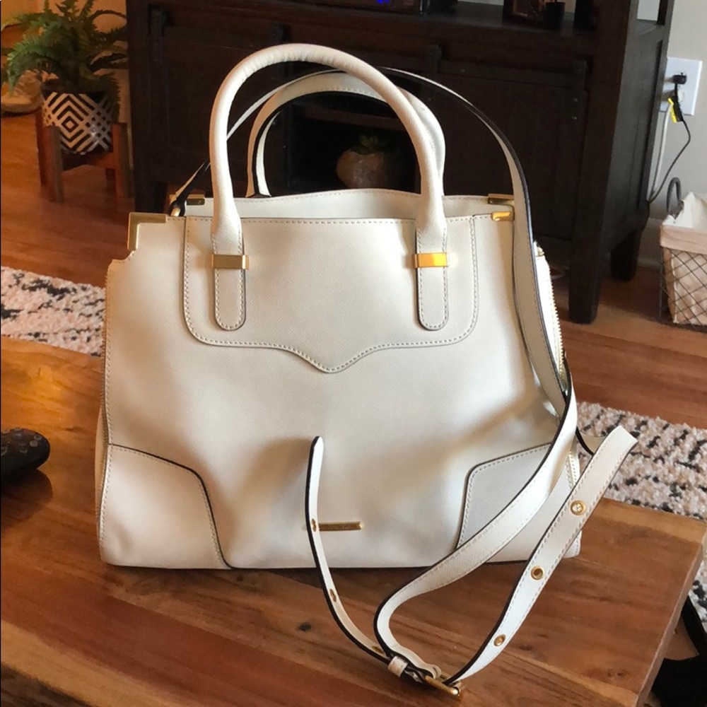 White Leather Rebecca Minkoff Bag